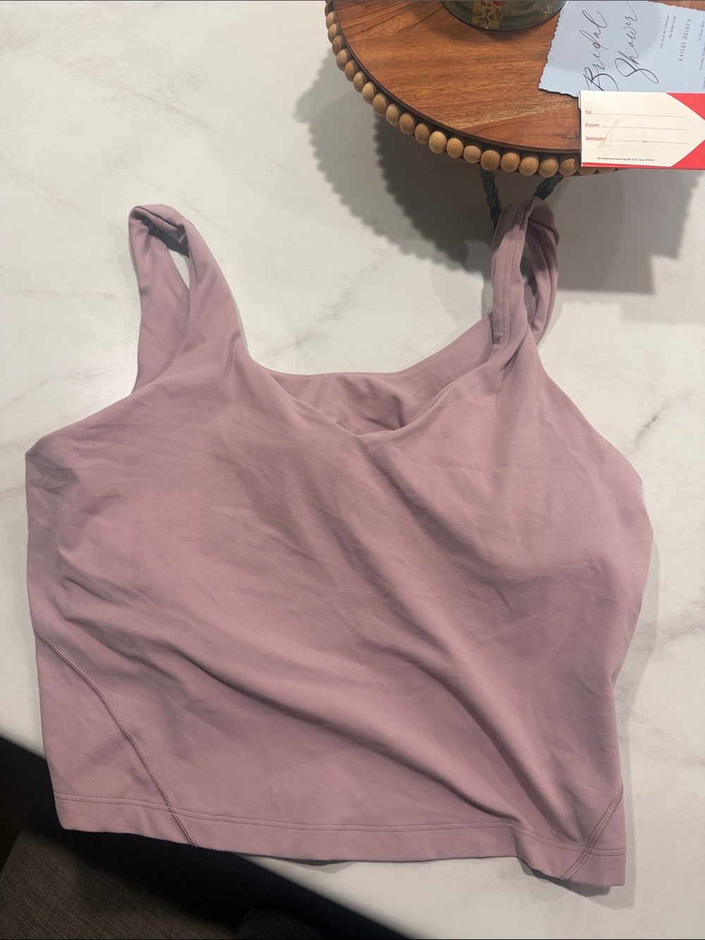 lululemon athletica Dusty Mauve Scoop Tank